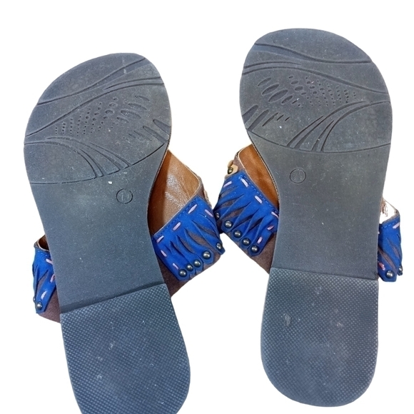 Dolce by Mojo Moxie boho southwestern Sundance flip flop sandals size 7 1/2 - Picture 5 of 8